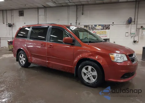 2012 Dodge Grand Caravan Sxt from USA, damaged, VIN 2C4RDGCGXCR247419